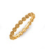 Berry Eternity Hinged Bangle, S/M - Gold