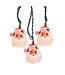 9' UL 10L Santa Head Light Set
