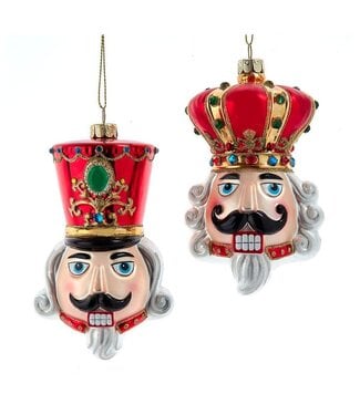 Glass Head Ornament - Sold Individually
