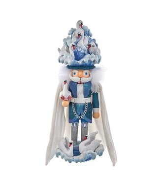 18" Hollywood Seven Swans Swimming Nutcracker