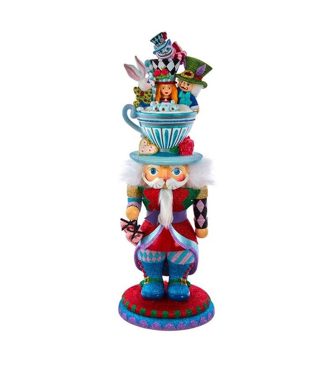 18" Hollywood Alice Teacup Hat Nutcracker