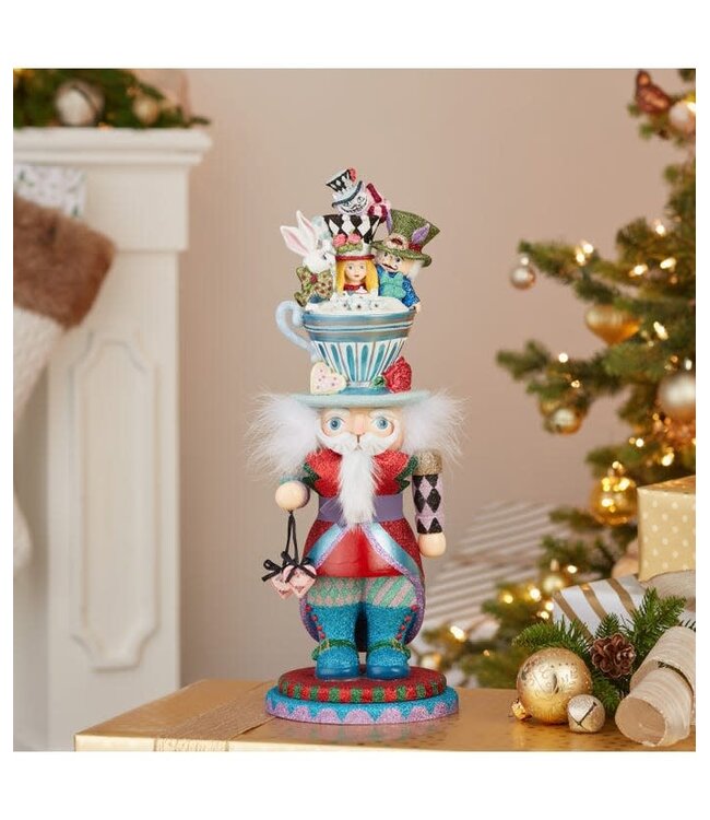 18" Hollywood Alice Teacup Hat Nutcracker