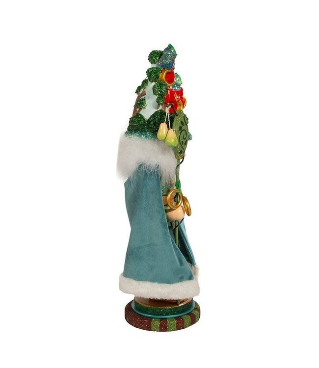 17.5" Hollywood Five Golden Rings Nutcracker