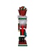 18" Hollywood Red & Green With Presents Nutcracker