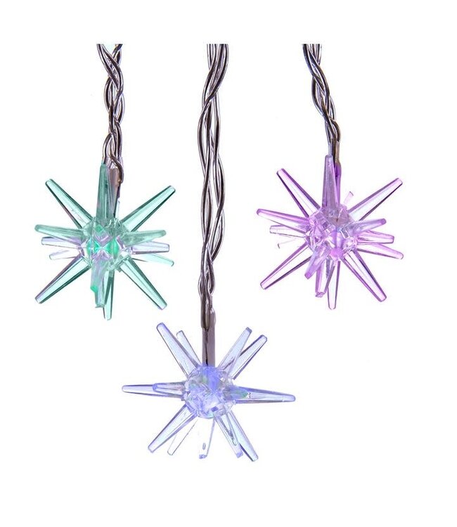 15-Light RGB LED Starburst Light Set