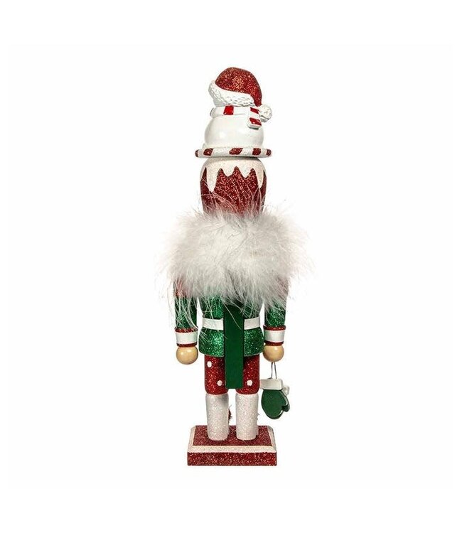 12" Hollywood Snowman Hat Nutcracker