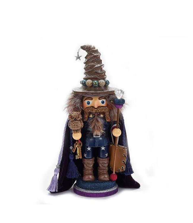 15" Hollywood Brown Wizard Nutcracker