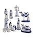 Porcelain Delft Nativity Set