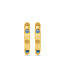 JULISKA Cleopatra Hoop Earrings - Gold/Blue Labradorite