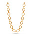 Cleopatra Regal Link Necklace, 16+2" - Gold