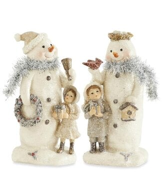 Resin Vintage Snowmen