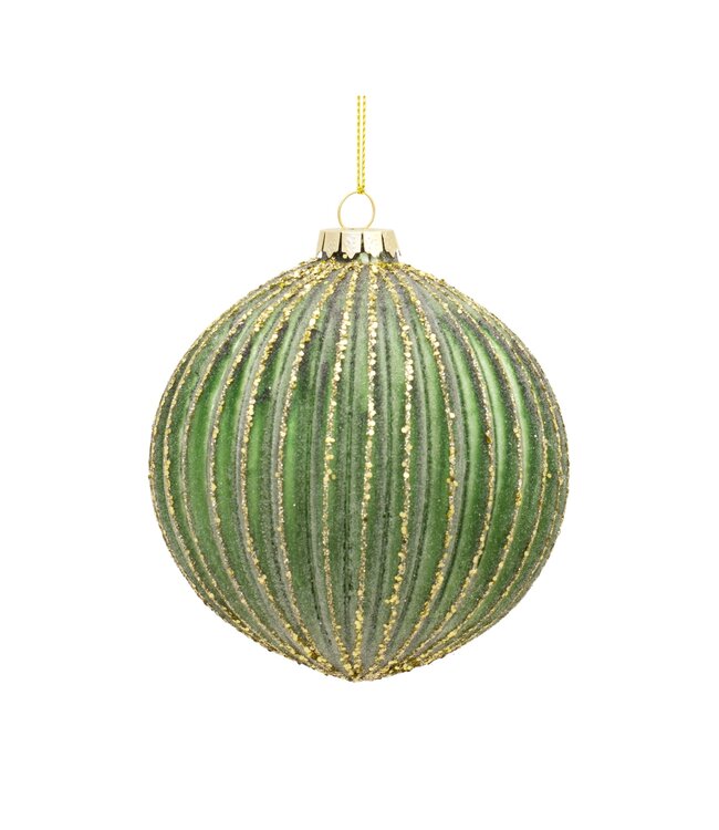 Green Glass Ornament - Sold Individually