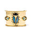 Scarab Grande Cuff - Blue Labradorite/Black Agate