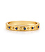 Berry Gem Classic Hinged Bangle - Blue Labradorite