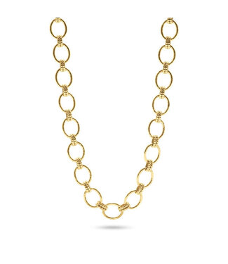 Cleopatra Grande Link Necklace - Gold