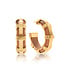 Gaia Cage Hoop Earrings - Teak