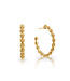 Berry Icon Medium Hoop Earrings - Gold