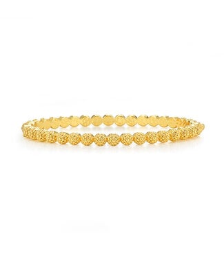 Berry Eternity Petite Hinged Bangle  - Gold