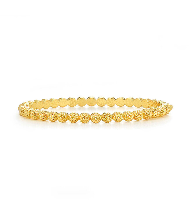 Berry Eternity Petite Hinged Bangle  - Gold
