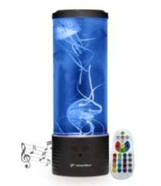 Jellyfish Lamp w/ Bluetooth Speaker - Black 14"