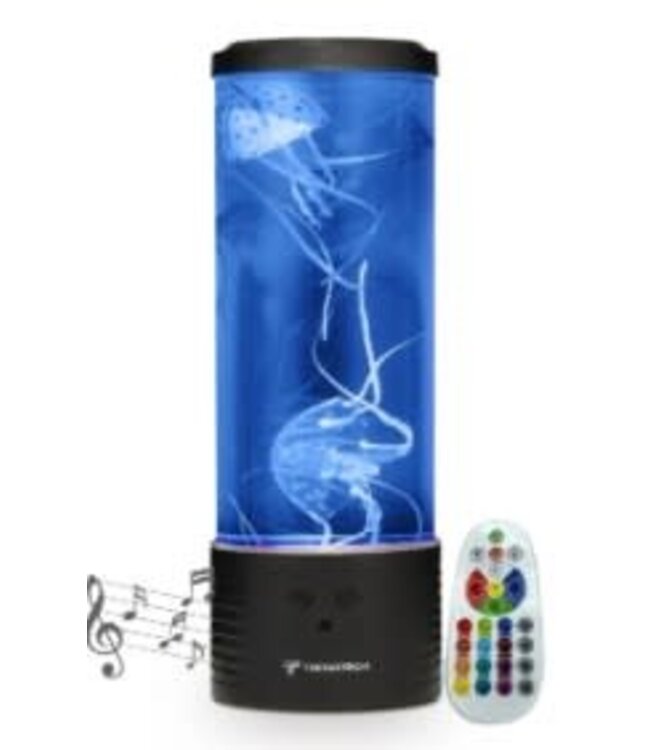 Jellyfish Lamp w/ Bluetooth Speaker - Black 14"