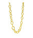 Bangkok Bamboo Link Necklace, 18" - Gold/Green Enamel