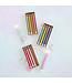 GLITTERVILLE Rainbow Taper Flicker Candle