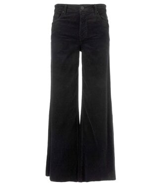 KUT FROM THE KLOTH Meg High Rise Fab Ab Wide Leg Raw Hem-Long Inseam