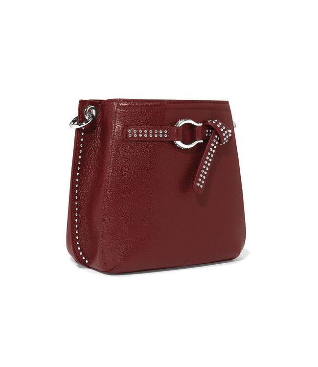 BRIGHTON Cade Convertible Hobo Bag Garnet