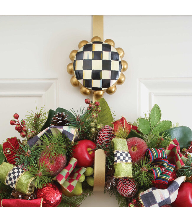 MACKENZIE CHILDS Courtly Check Wreath Hanger