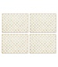 MACKENZIE CHILDS Mocha Check Cork Back Placemats - Set of 4