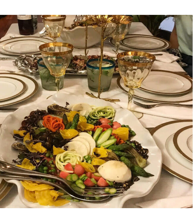 VIDA Havana White Round Platter