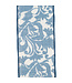 4 Inch Scroll Leaf Moderna Deluxe Wired Edge Blue