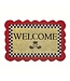 MACKENZIE CHILDS Scalloped Welcome Entrance Mat