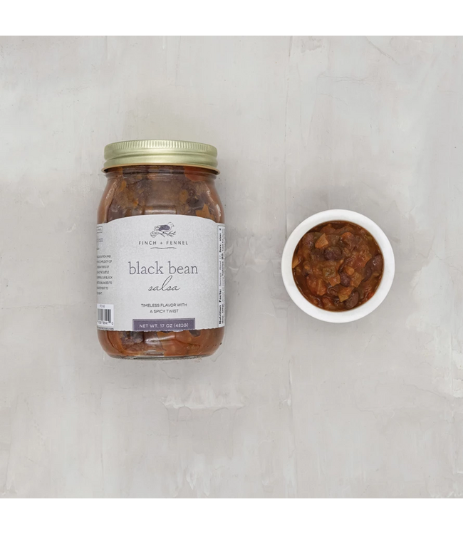FINCH + FENNEL 17 oz. Black Bean Salsa