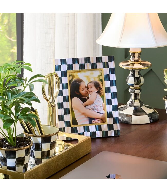 MACKENZIE CHILDS Courtly Check Lacquer Frame