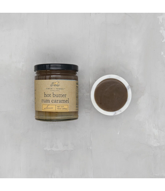 FINCH + FENNEL 10 oz. Hot Butter Rum Caramel Sauce