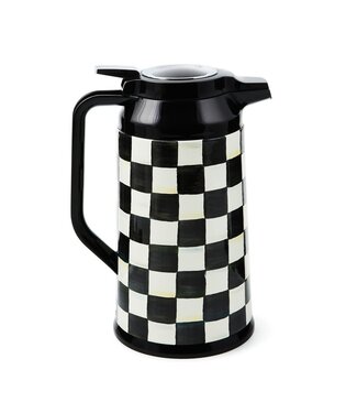 MACKENZIE CHILDS Courtly Check Coffee Carafe