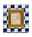MACKENZIE CHILDS Royal Check Enamel Frame 2.5" X 3"
