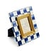 MACKENZIE CHILDS Royal Check Enamel Frame 2.5" X 3"