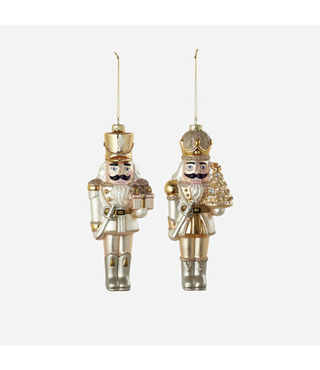 Gold/Silver Nutcracker Ornament