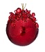 4" Heavy Jeweled Ball Ornament
