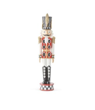 37 Inch Extra Large Red and White Nutcracker