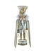 18" Hollywood Nutcrackers White Snowflake LED Soldier Nutcracker