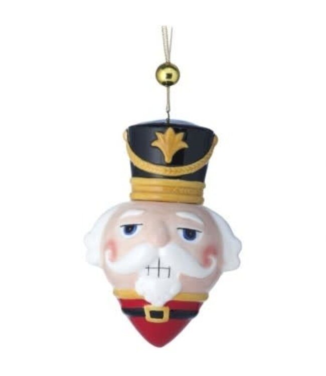 5.8" Resin Soldier Nutcracker Head Ornament