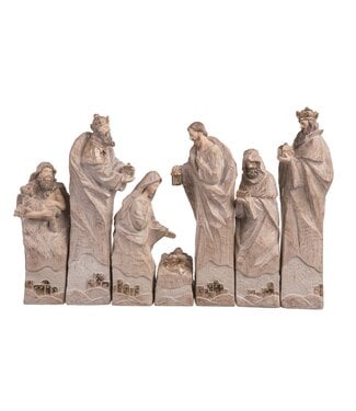 Resin Pillar Nativity