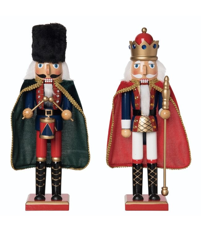 Wood Fancy Nutcracker With Cape