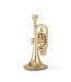 17 Inch Gold Foiled Trumpet Taper Candleholder