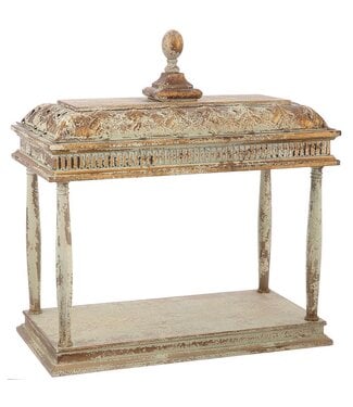 Wood Carved Altar Gold Antique
