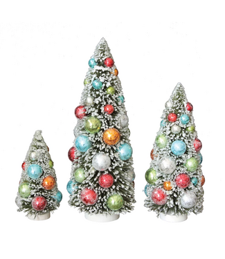 Bottle Brush Christmas Trees with Base